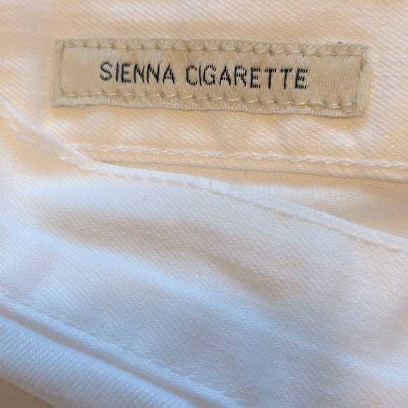 Lucky Brand Sienna Cigarette Slim Boyfriend White Jeans - Picture 6 of 15